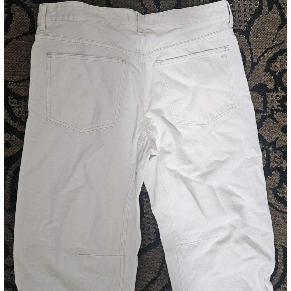 Madewell White Darted Barrel Jean - Picture 5 of 5